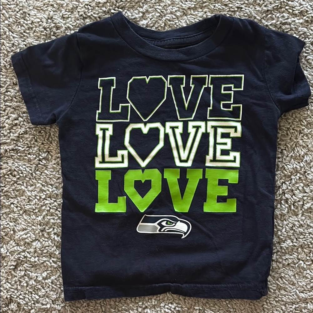 Toddler Girl Seahawk shirt